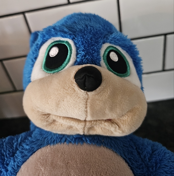 Build-A-Bear Sonic The Hedgehog Movie 2019 Plush Gold Ring Broken Sound BAB - Picture 3 of 12